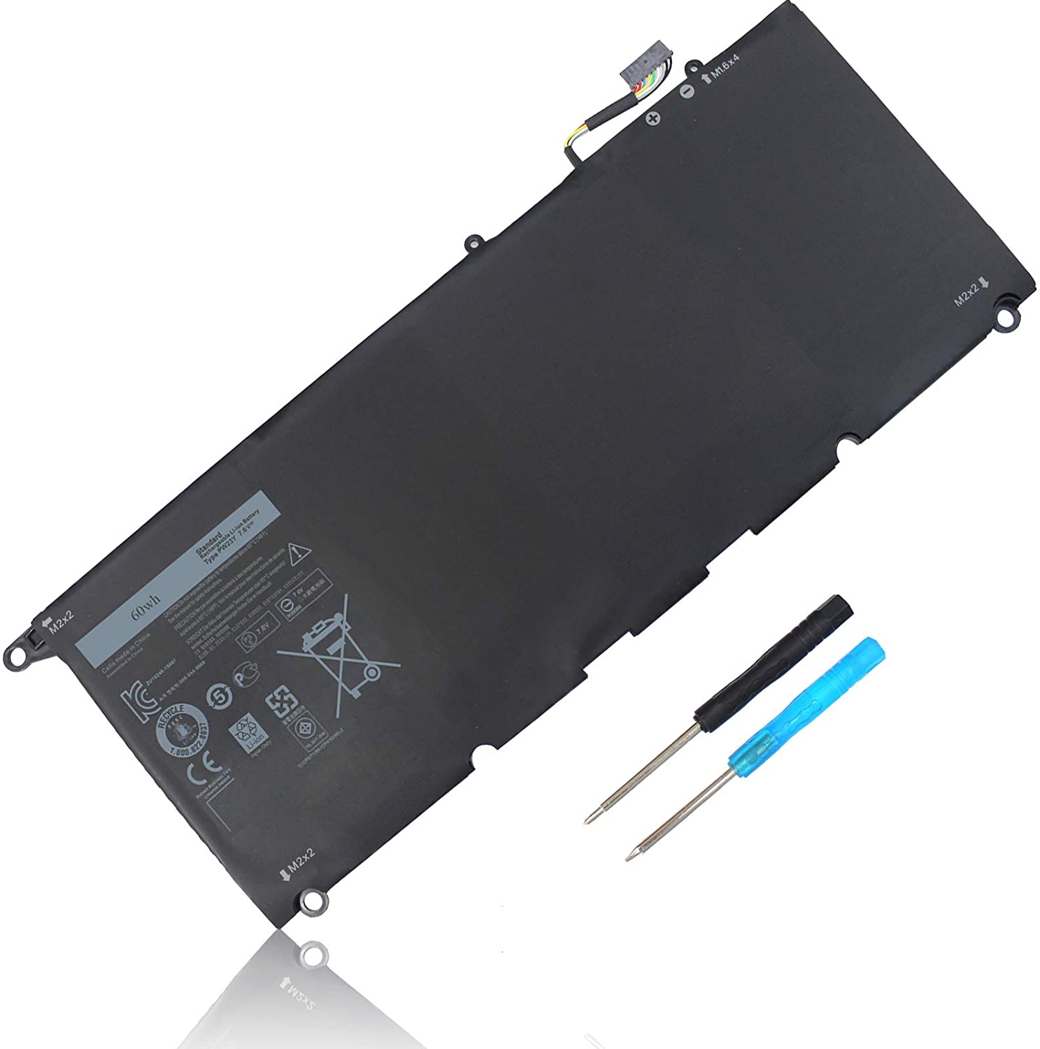 Dell Xps 13 9360 PW23Y Replacement Laptop Battery