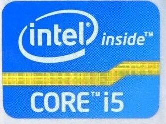 Cor i5 5th Gen Sticker No-23