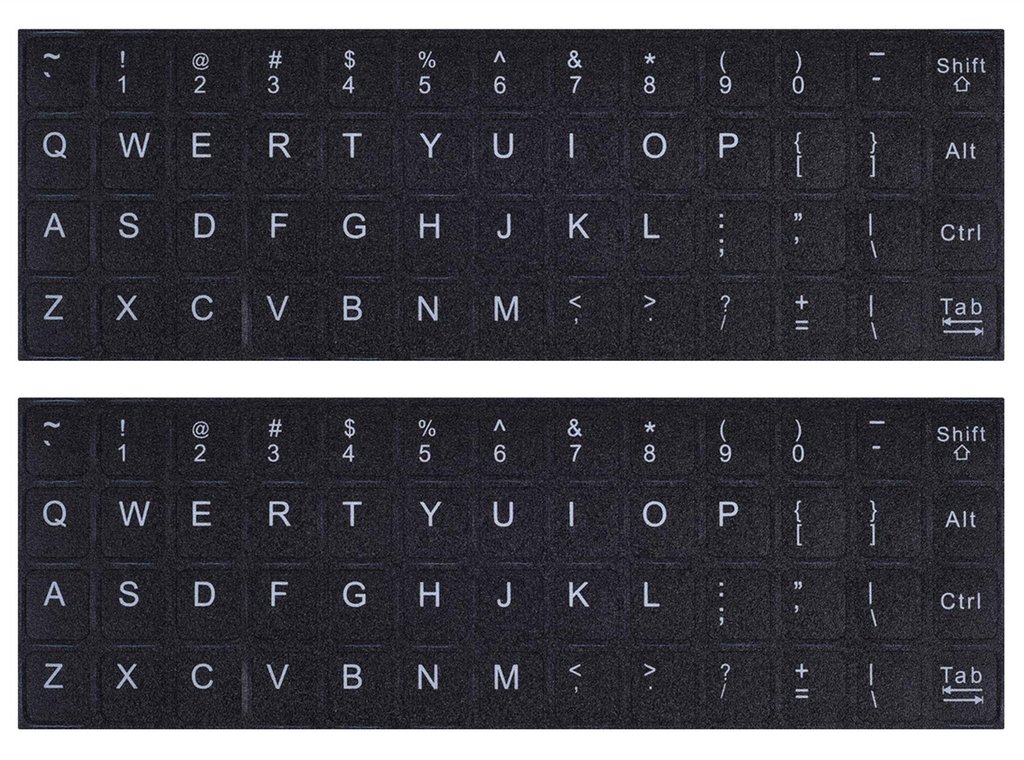 English Keyboard Sticker