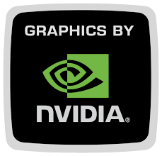 Nvidia Graphics Sticker Black Color no-75