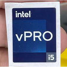 Intel Core i5 12th Gen vPro Sticker