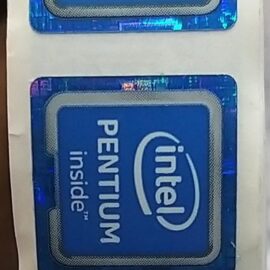 Intel Pentium Inside Sticker no-84