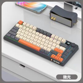 XunFox k92 Wireless Bluetooth Rechargeable Gaming Keyboard Light