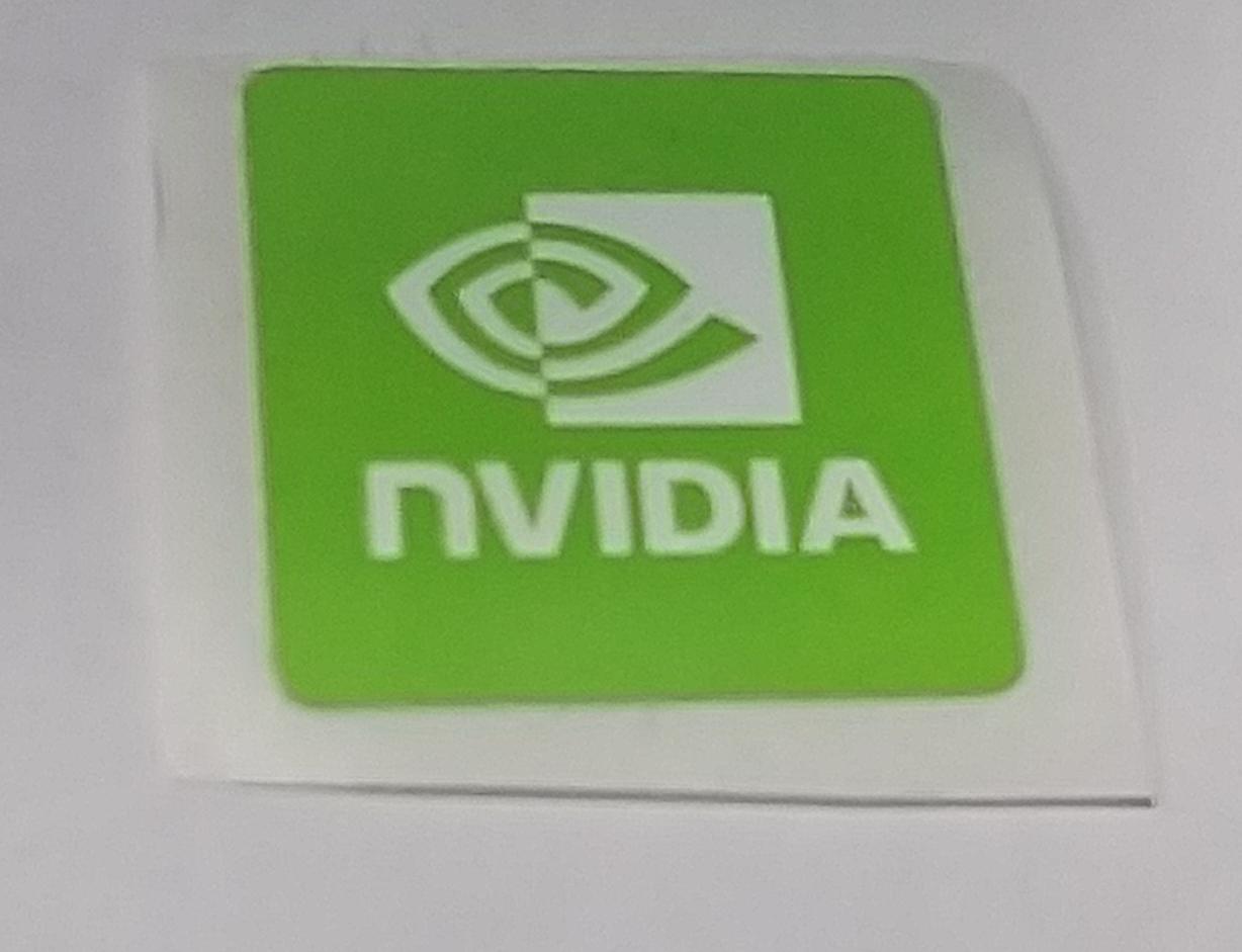 Nvidia sticker Green Color no-200
