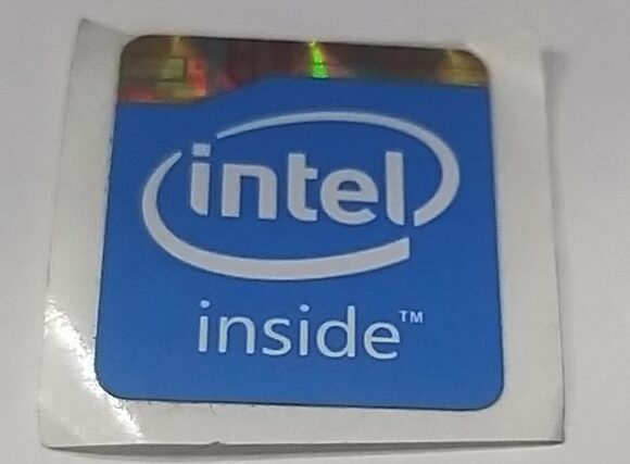 intel inside sticker
