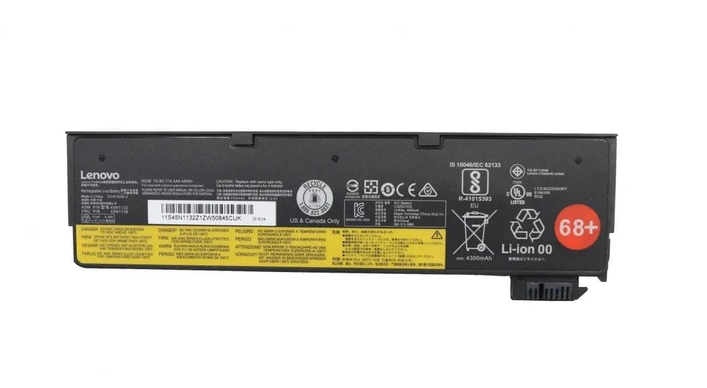 Lenovo X240 T440s T440 T450 T460 T460P T550 T560 68+ Original Laptop Battery - Image 2