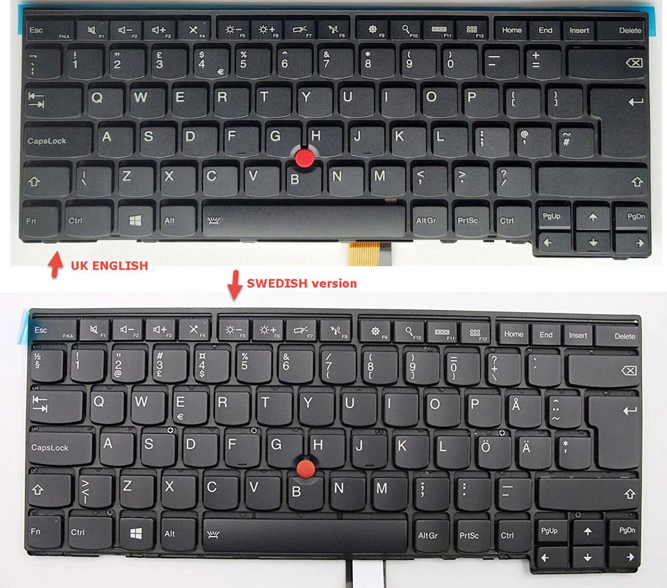 Lenovo Yoga 460 P40 Laptop Keyboard Light