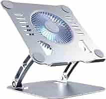 Laptop Stand V5.1 Electric Fan 360 Rotatable Aluminium